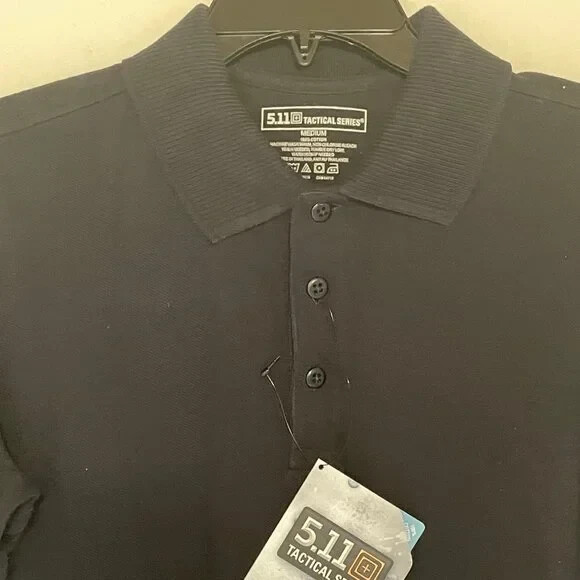 5.11 Tactical Professional Polo Short Sleeve Shirt #61166 Navy Size Medium