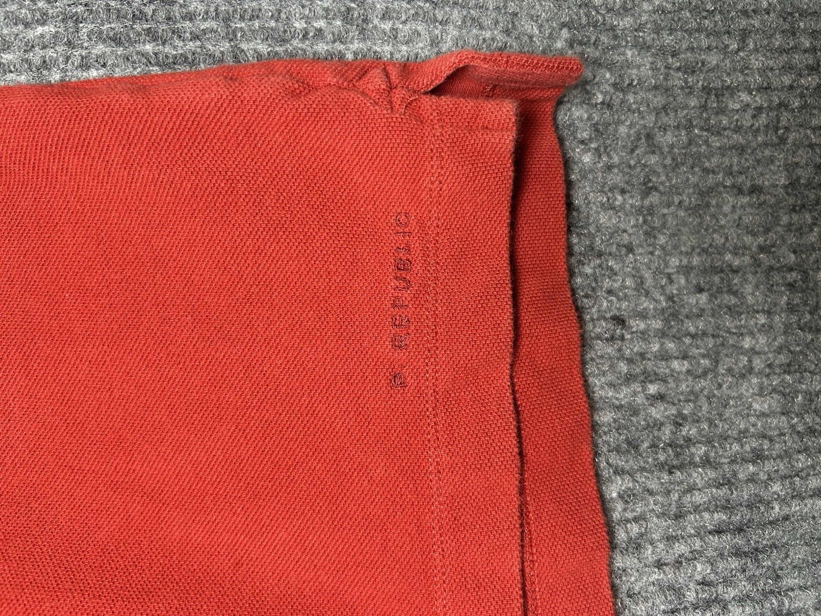 Banana Republic Mens Polo Shirt Red XL Short Sleeve Pocket