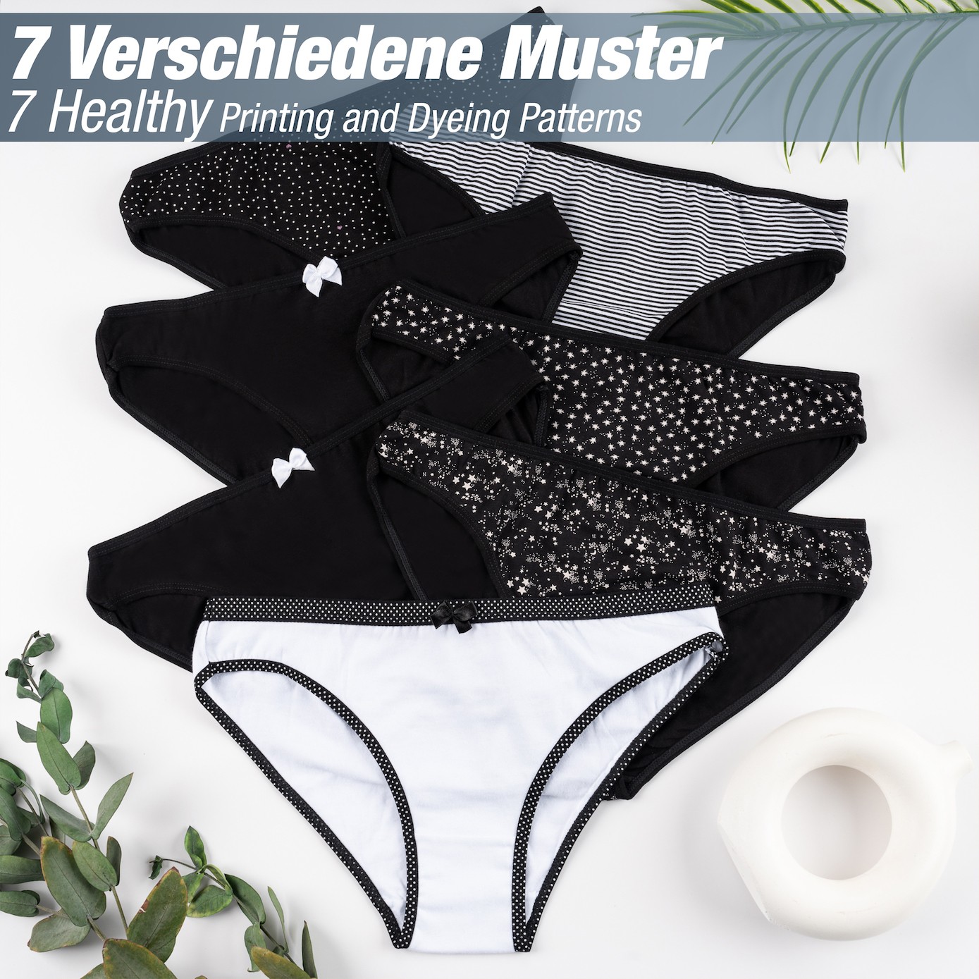 7 ladies’ briefs underpants hipster underwear cotton panties 34 36 38 40 42 44