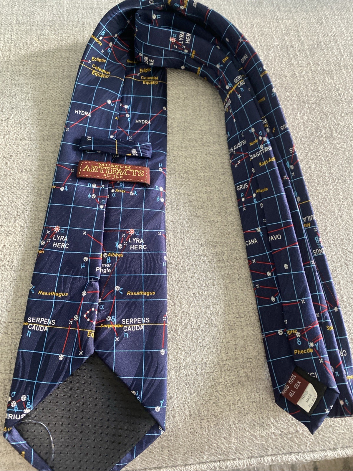 Museum Artifacts Solar System Stars Tie