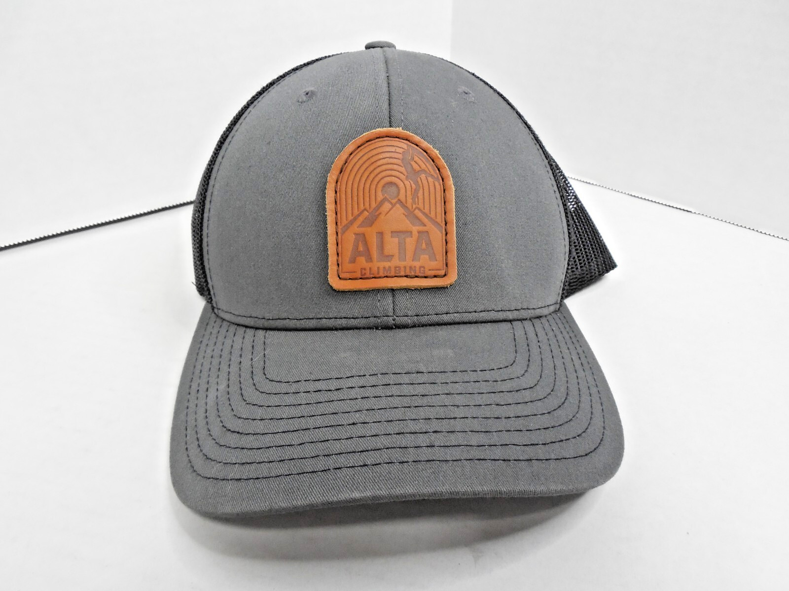 Richardson 112 Leather Patch Cap “Alta Climbing” / Mesh / Snap Back Adjustable