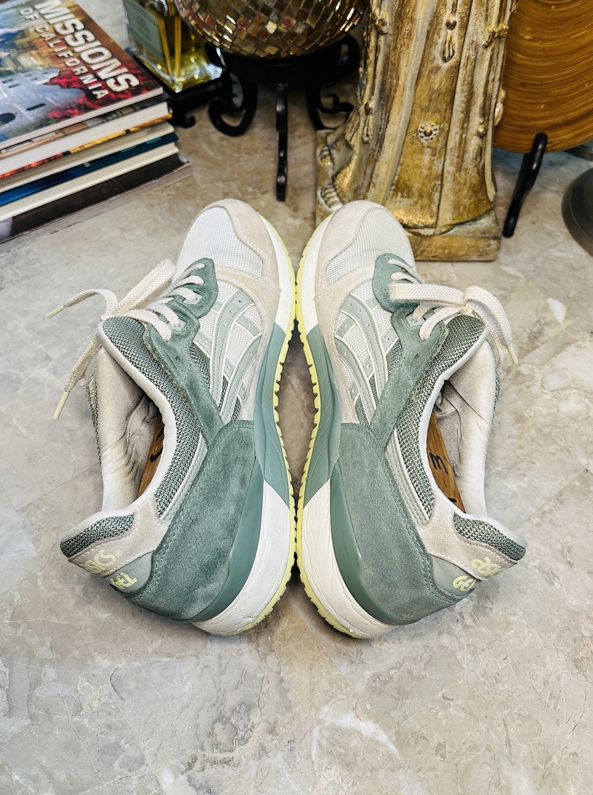 Asics Gel-Lyte III OG Light Sage / Slate Grey Running Shoes Size 10US