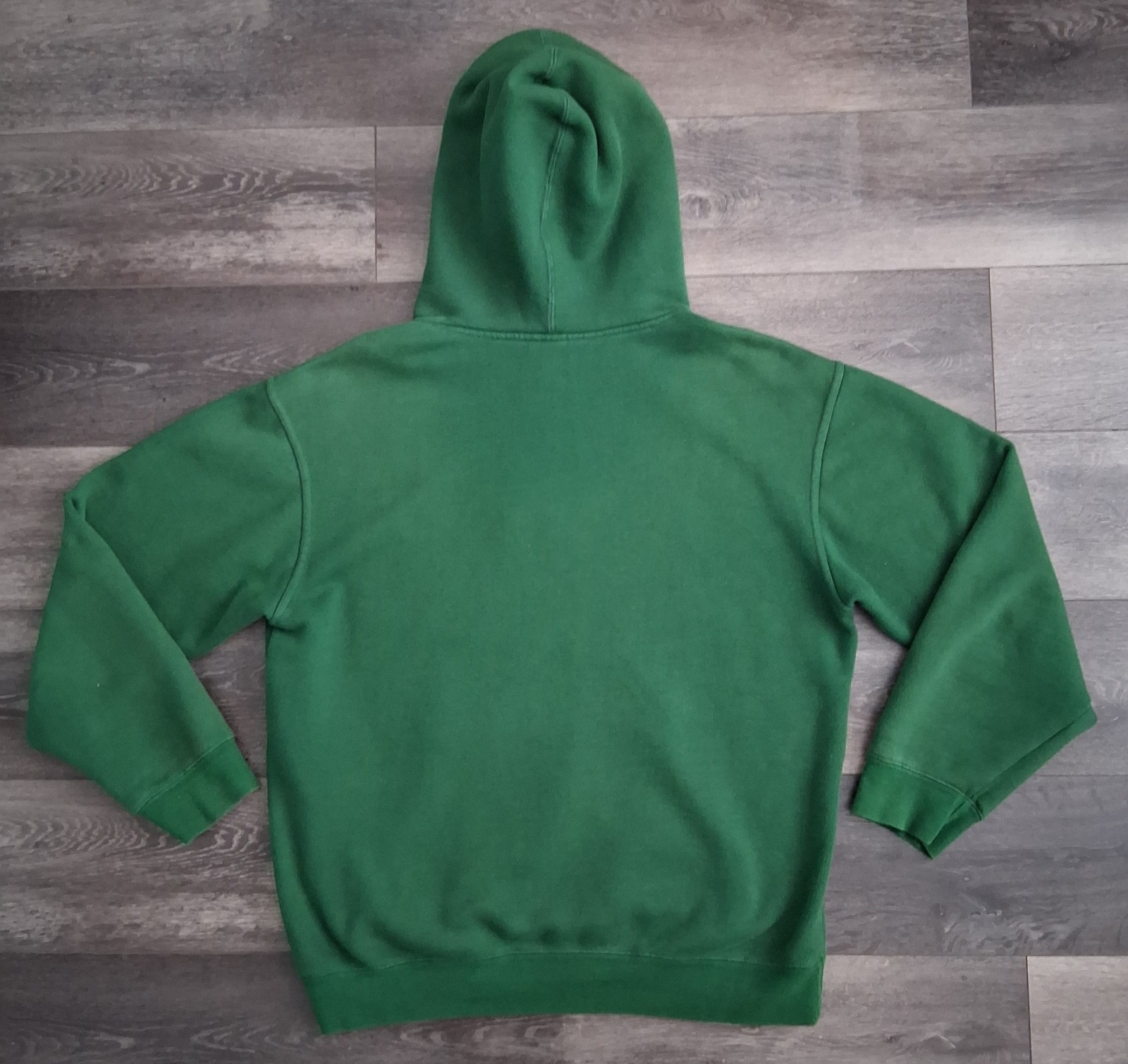 Midnight Organic Aye Aye Aye Pullover Fleece Hoodie Green Size Large