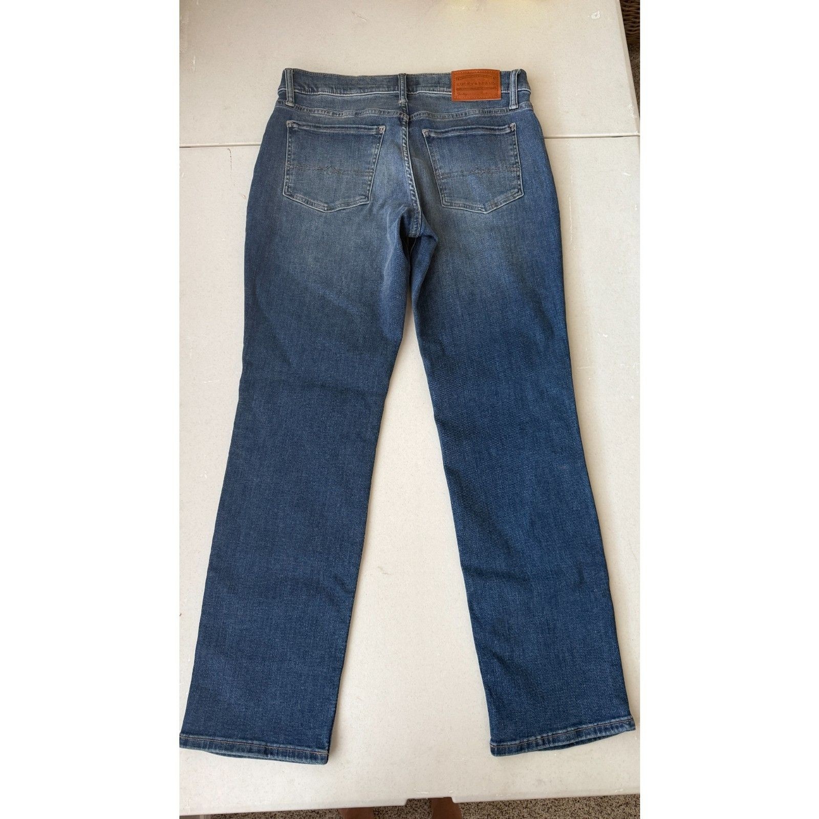 Lucky Brand Sweet Mid Rise Straight Jeans Blue Denim Size 8/29 R