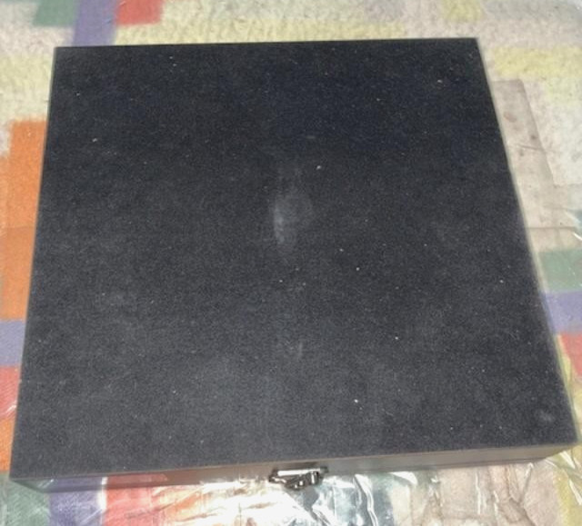 New LAGUNA BEACH JEAN CO 3D Fleur de Lis Black Collector Box ONLY No Jeans