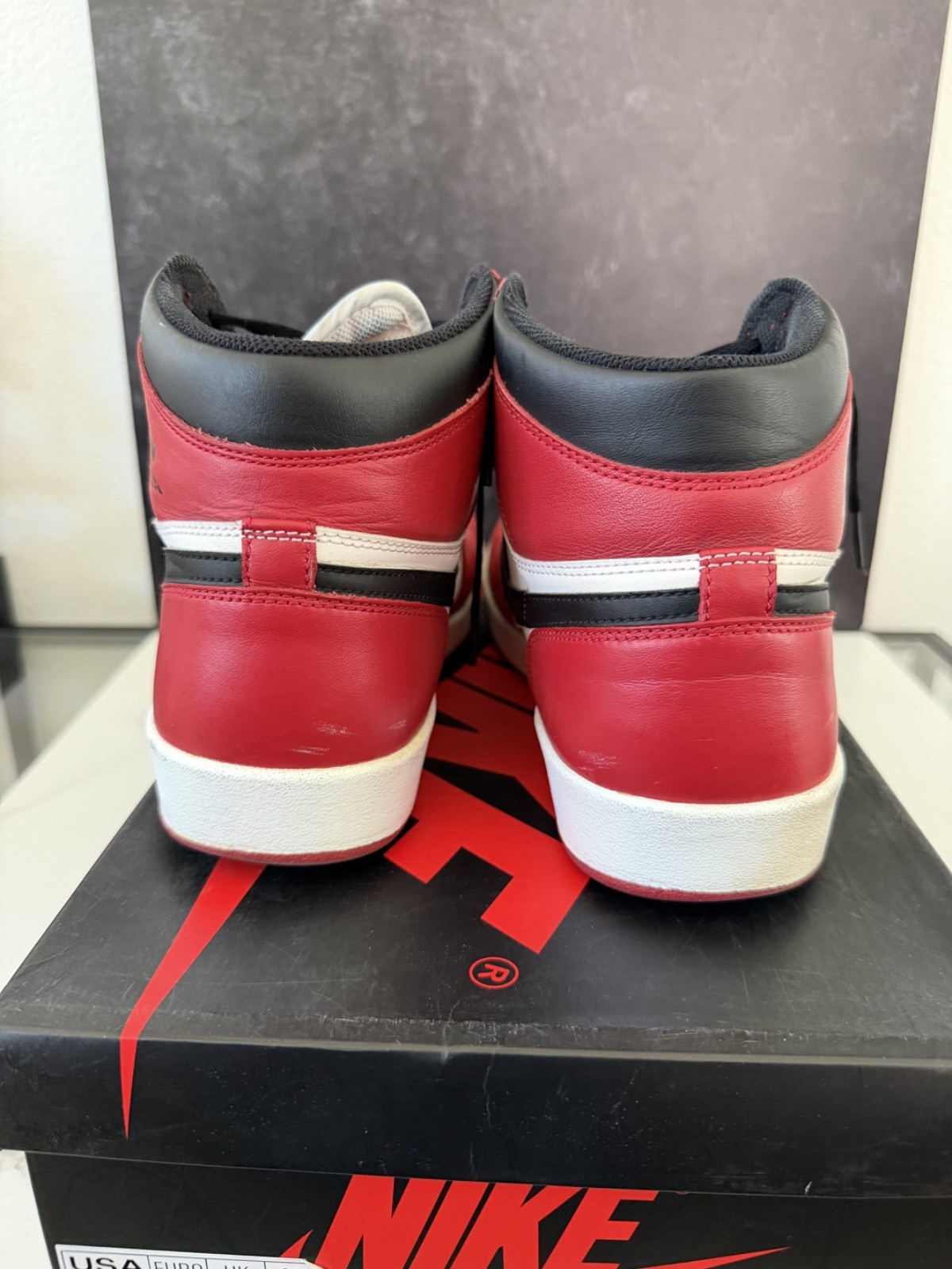 Air Jordan 1 – Black White and Red – Size 11 – Pre-owned – Original Box