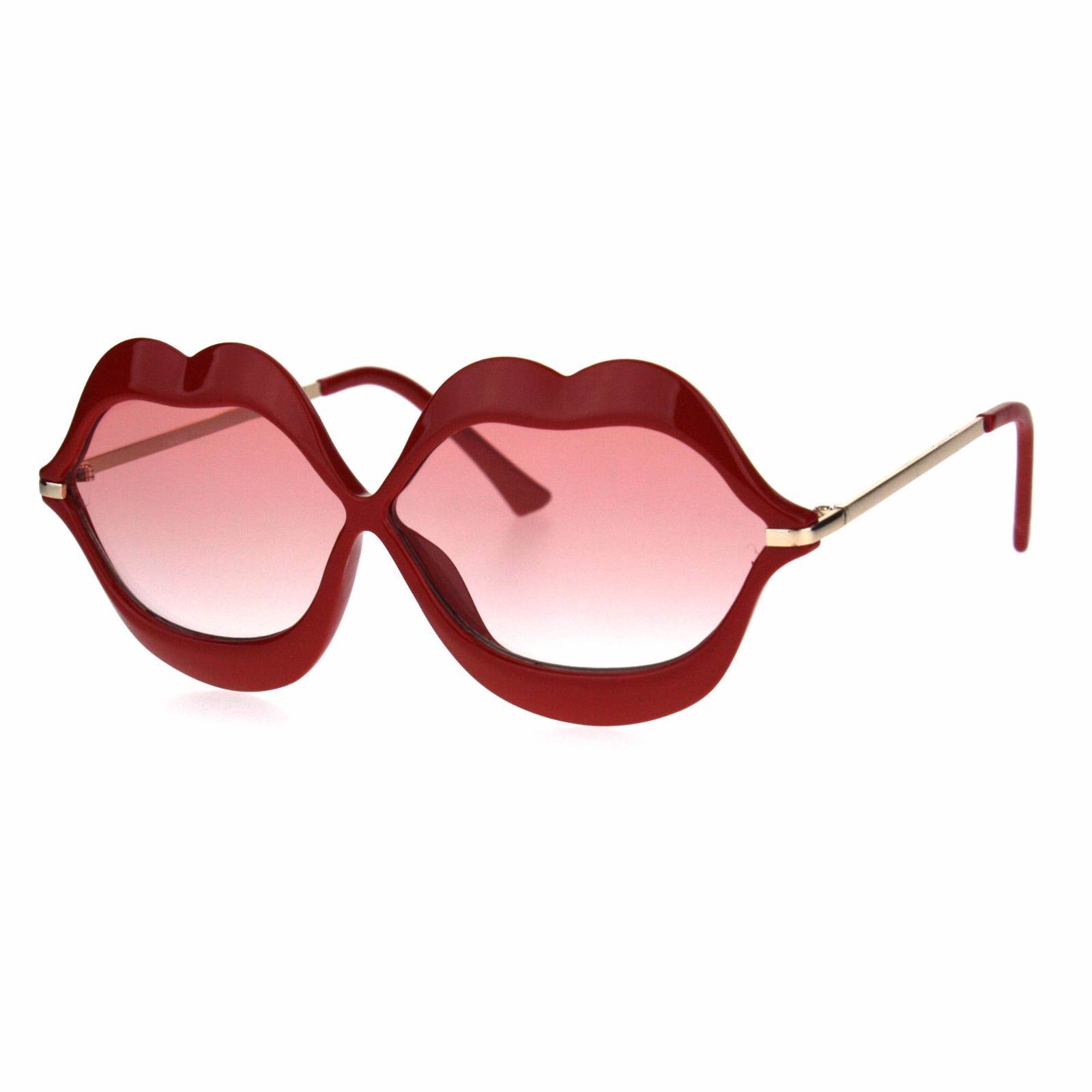 Lip Shape Sunglasses Lips Kiss Womens Cute Fashion Shades UV 400