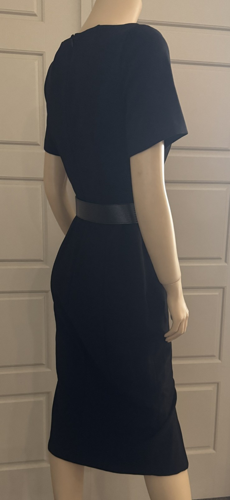 Donna Karan New York Belted Stretch Sheath Dress-Size 2 (FLK#1153 B)