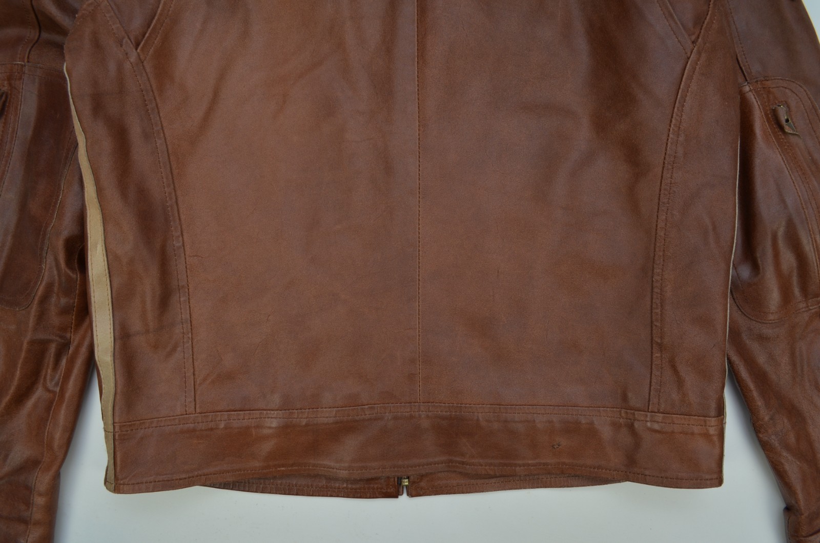 Vintage Superior New York Brogniez American Classic Motorcycle Leather Jacket M