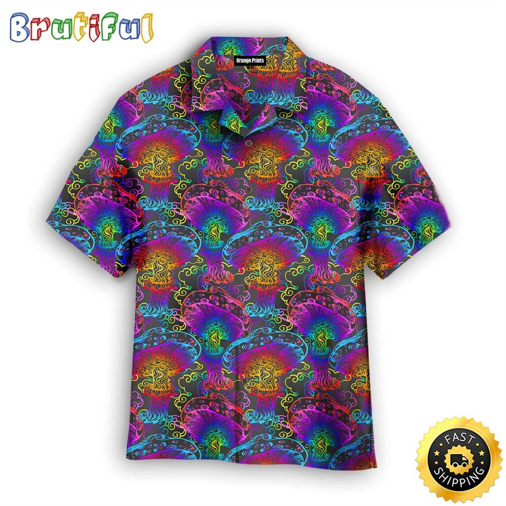Magic Hippy Mushroom Aloha Hawaiian Shirts