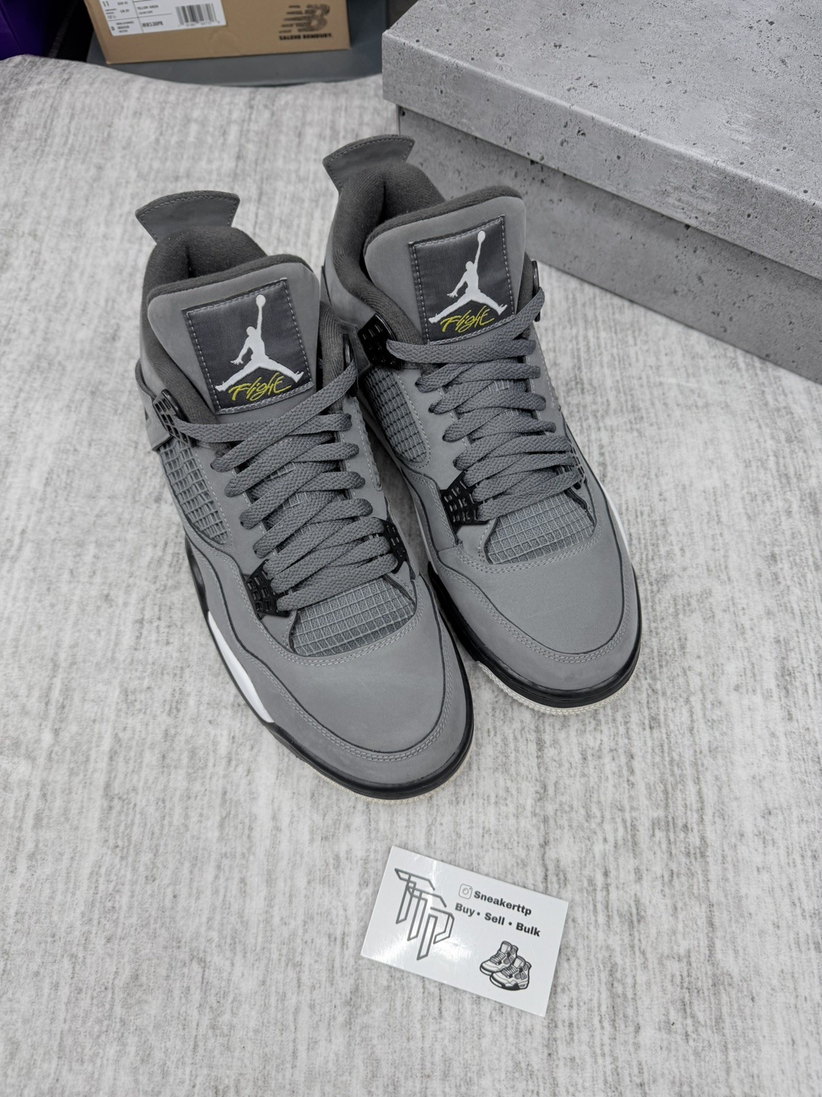 ✅Size 11.5 – Air Jordan 4 Retro Cool Grey 2019 308497-007 ✅