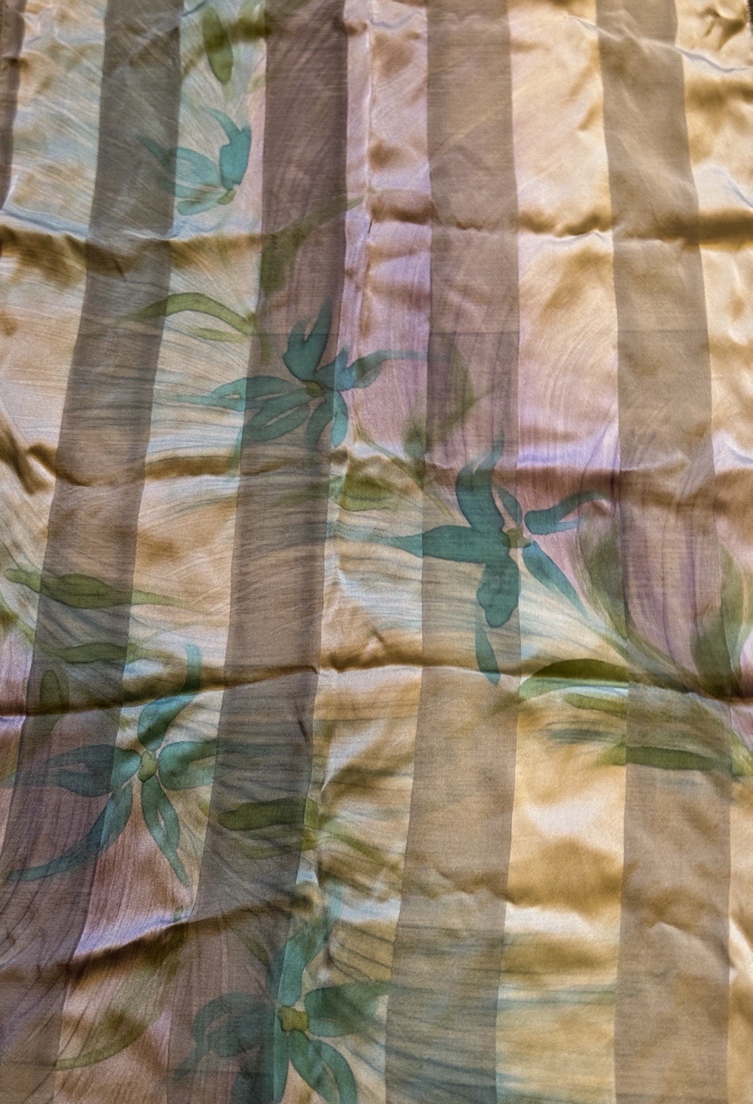 🔥 Vintage ~ PIERRE BACCARA ~ Silk Scarf ~ Size 16-1/4” X 59-1/4” Made In France