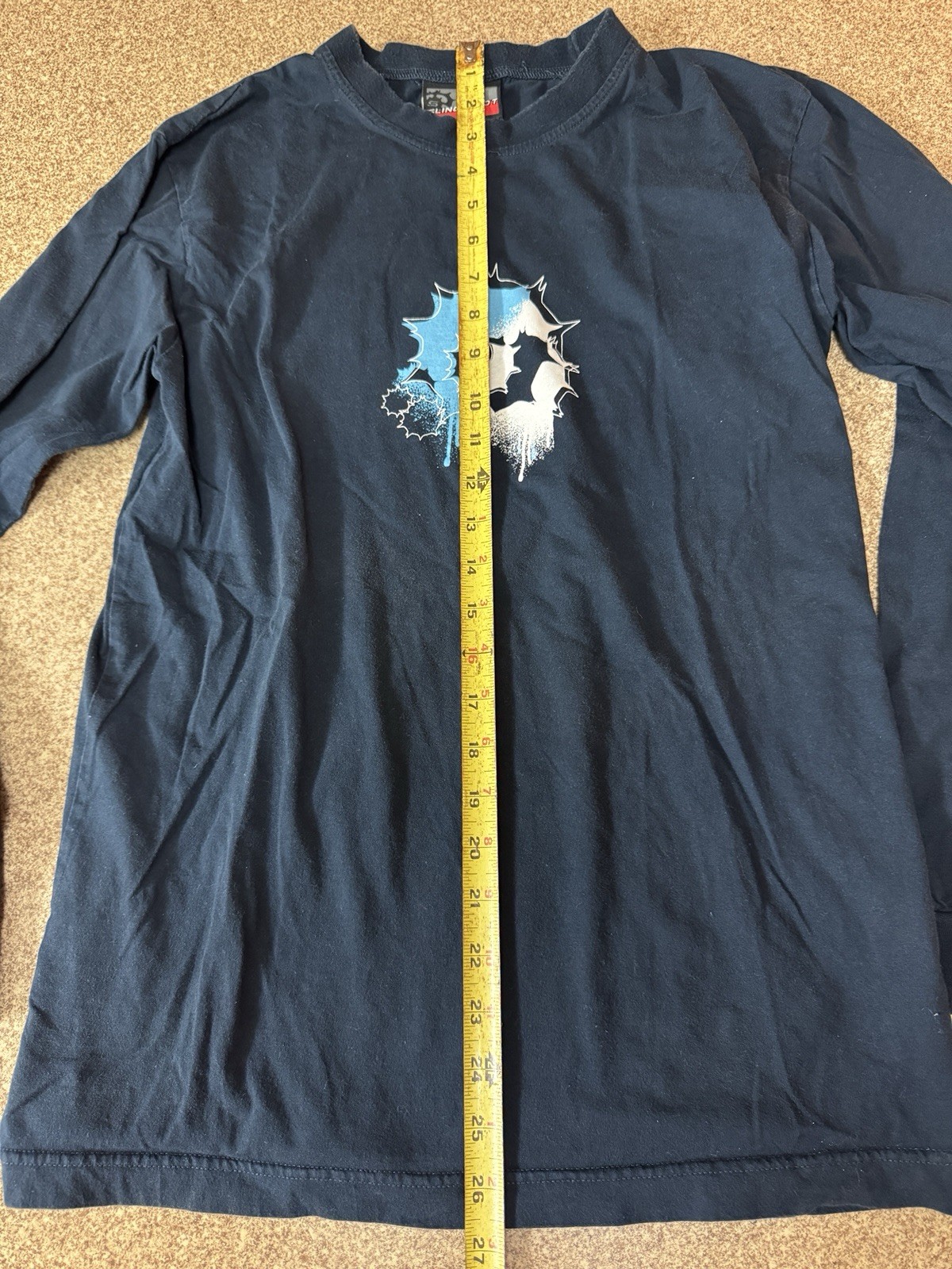 Slingshot Long Sleeve T-Shirt Size Medium Blue Color