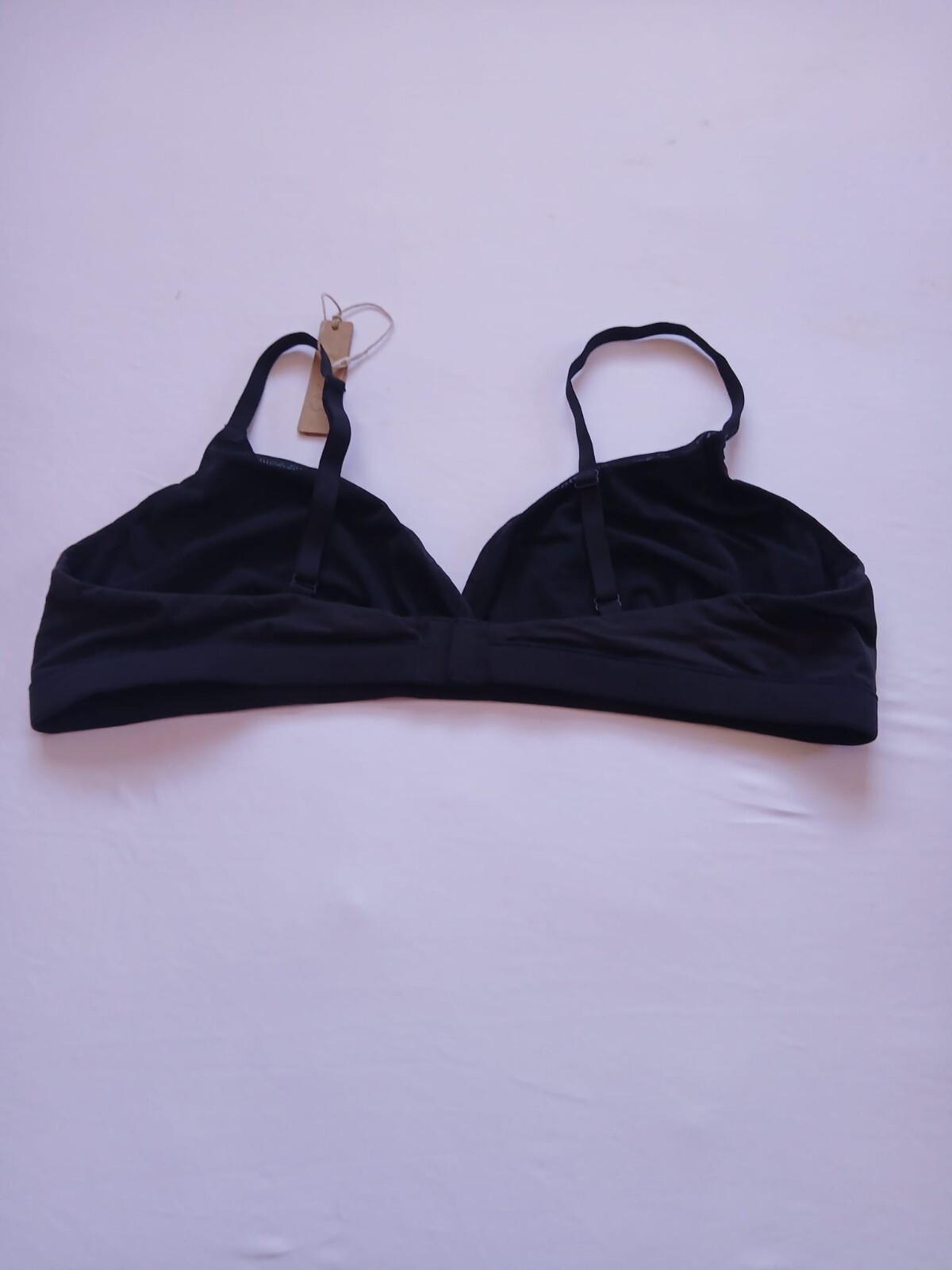 Skims Women’s Beautiful Bikini Top Bra Color Onyx Style BR-TRI-2035 Size XL G83