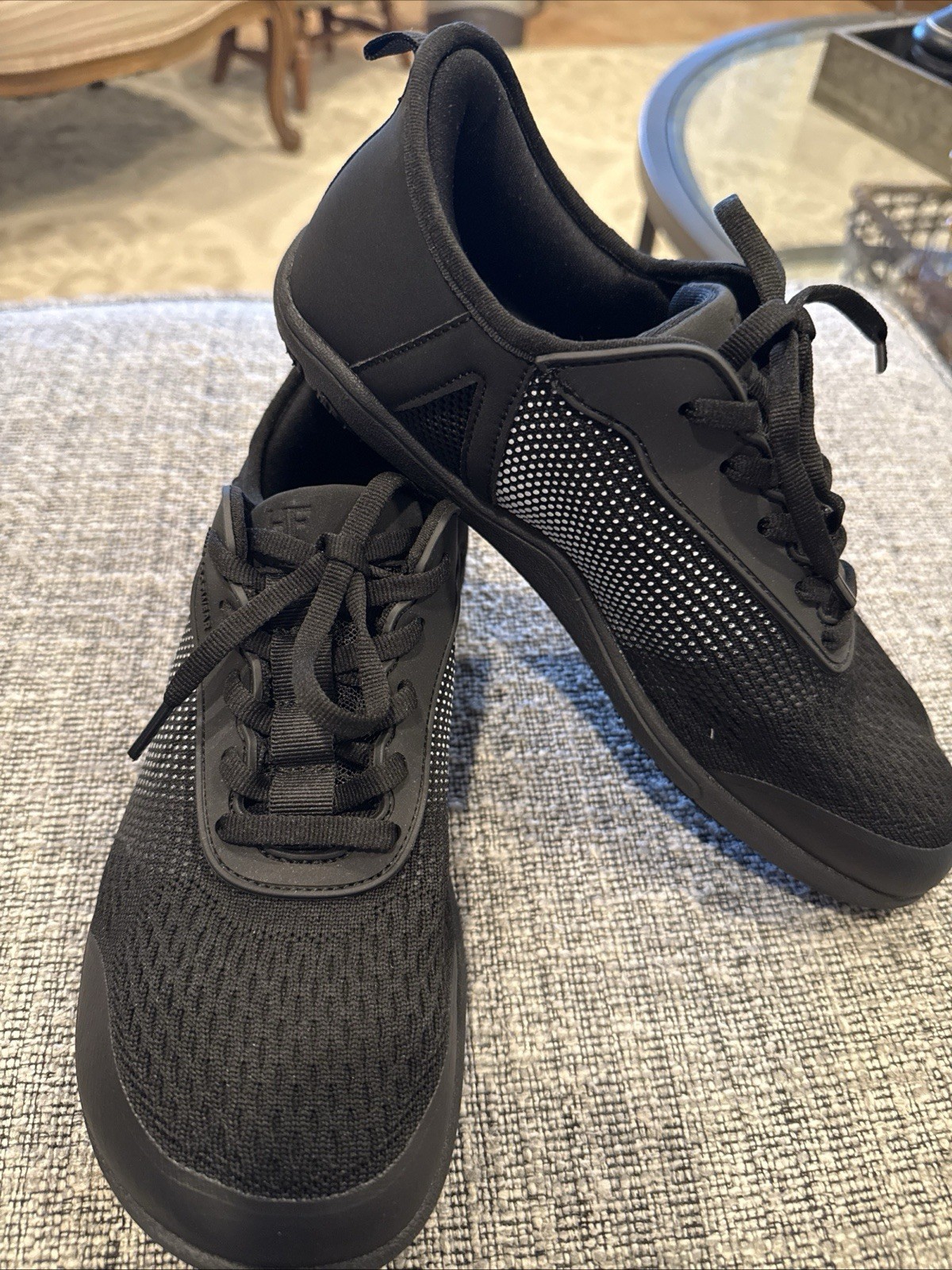 Hike Footwear Stride Black Barefoot Sneaker Unisex Size EU37 W7 M5
