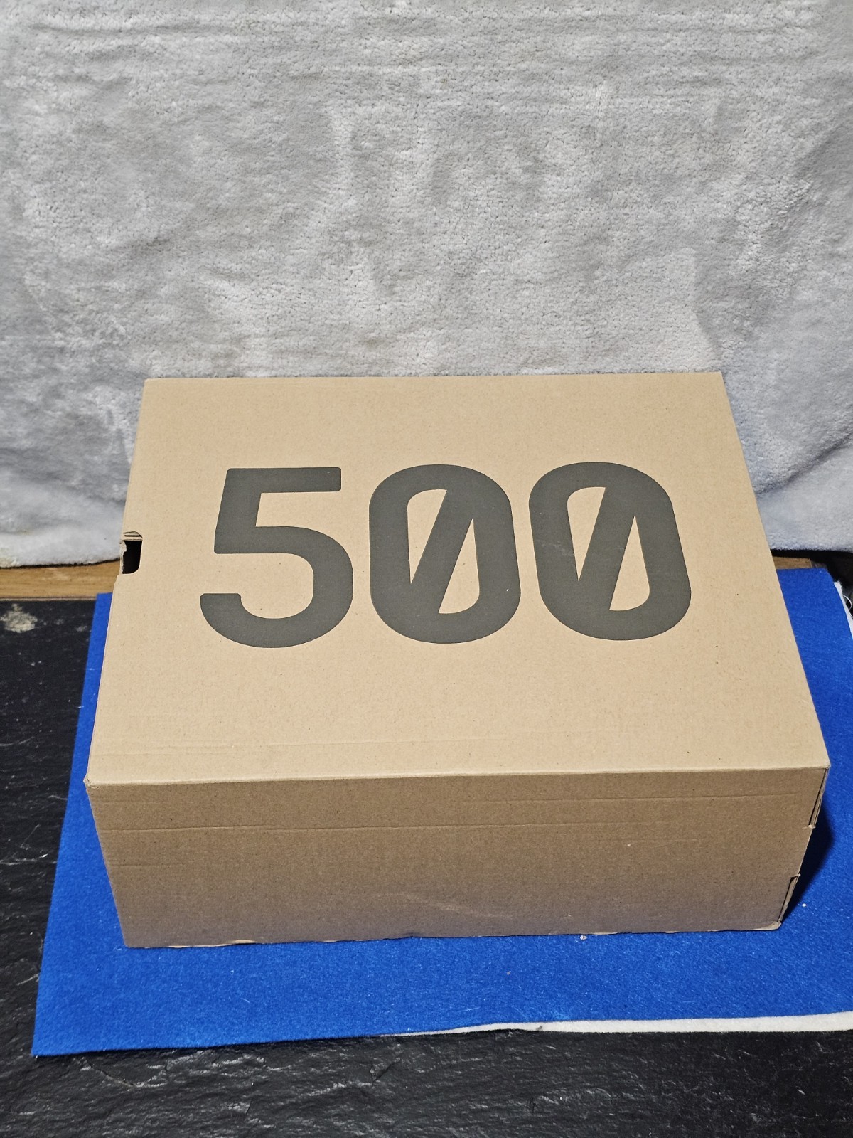 Adidas Yeezy 500 High Mist Stone GV7775 Size 9 Beige Taupe With Box