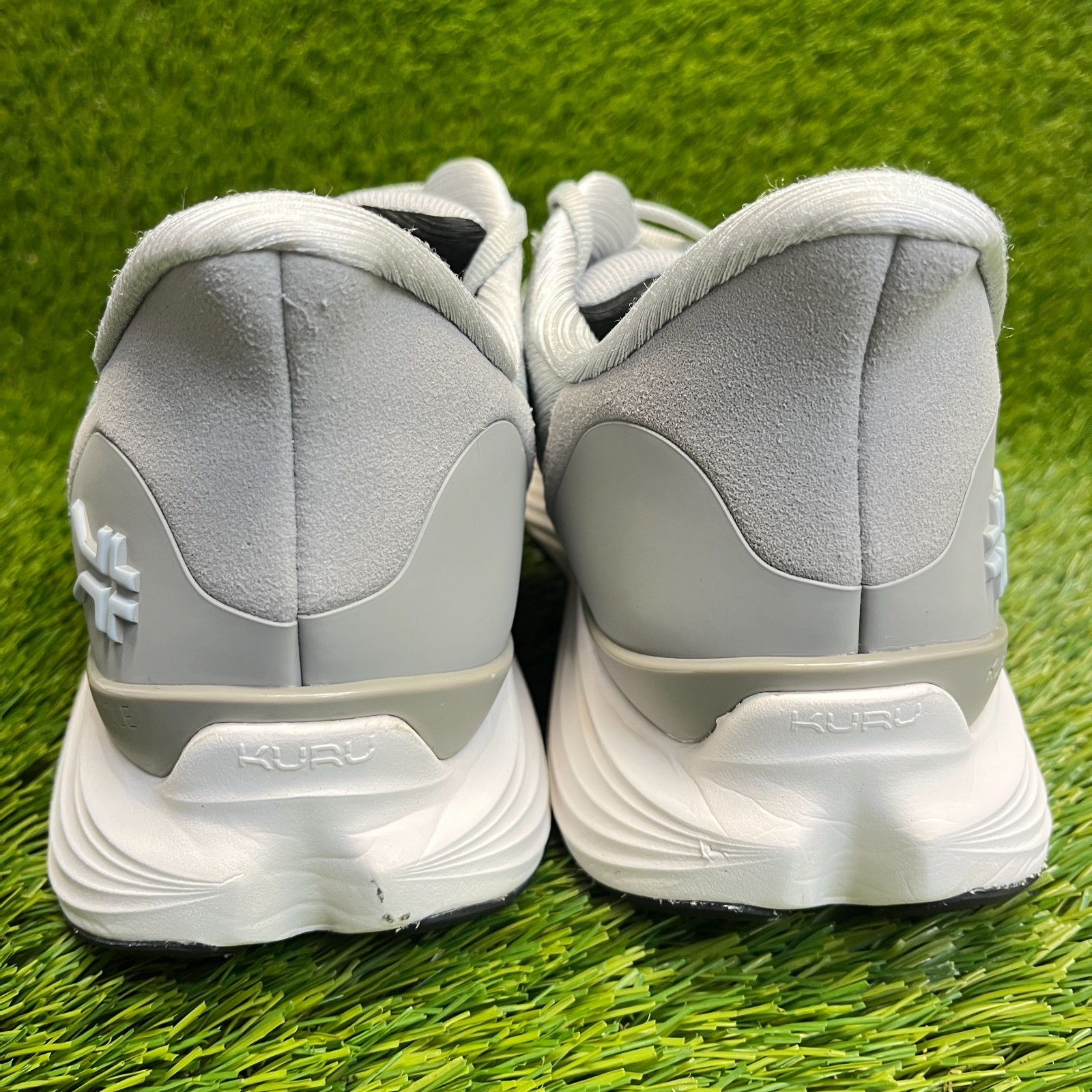 Kuru Atom 2 Mens Size 12.5 Gray White Athletic Running Walking Shoes Sneakers