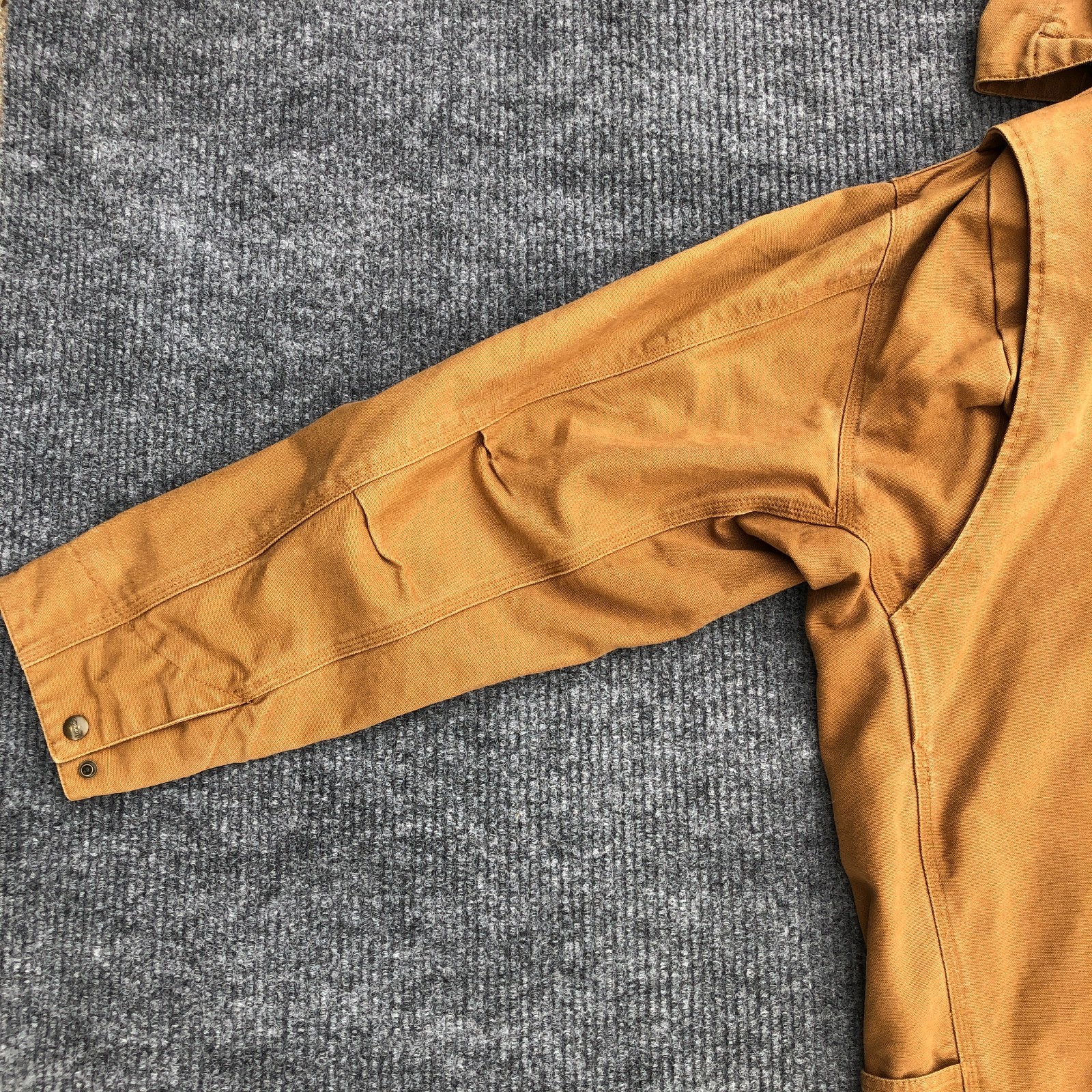 Carhartt C75 BRN Canvas Hooded 3 in 1 Jacket Coat No Liner Men’s Size XL