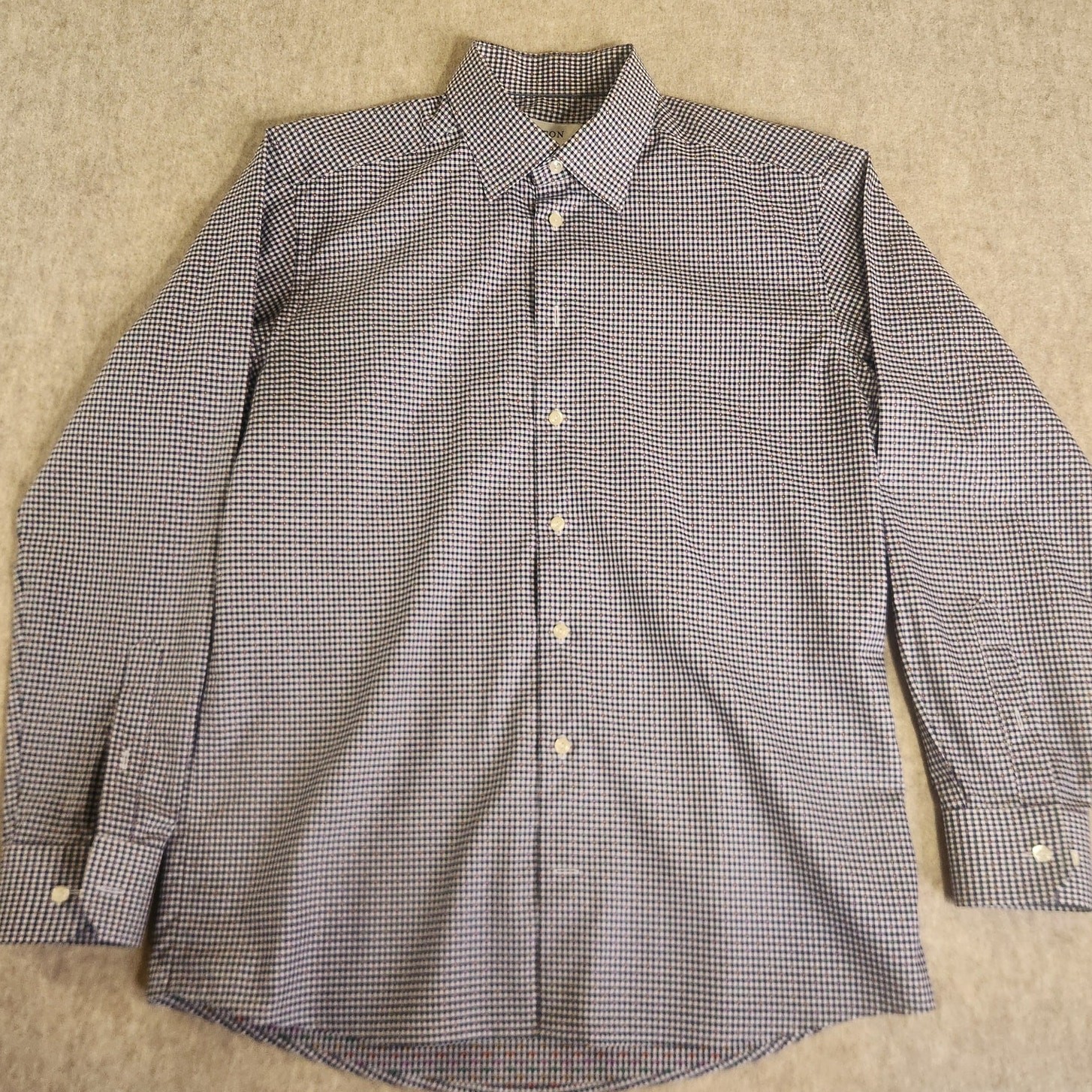 ETON Men’s Slim long sleeve dress shirt Size XL