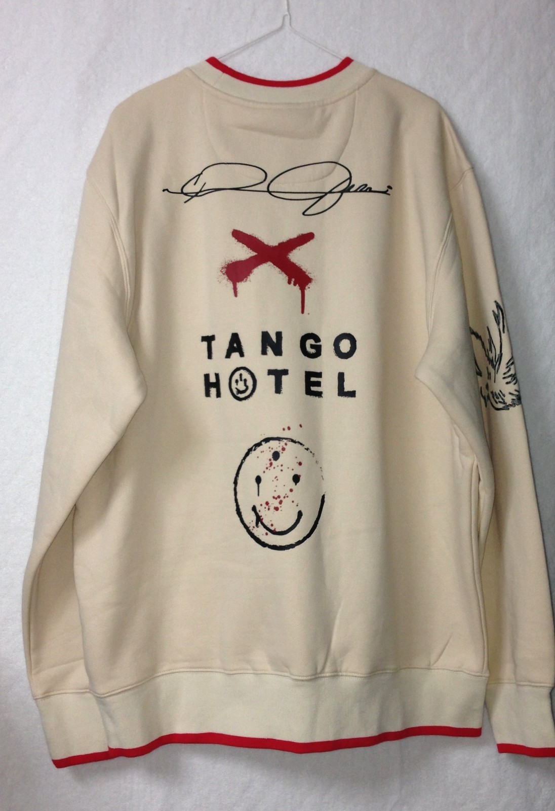 Tango Hotel Issac Pelayo NWT Art Design Pullover Sweatshirt