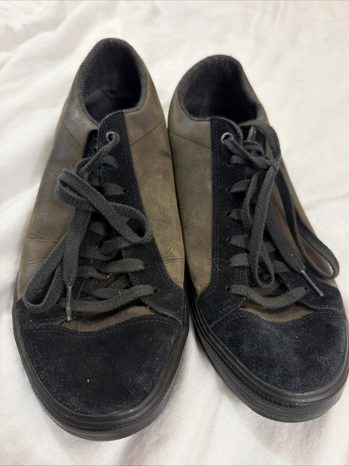 Teva Roller Leather Skate Sneakers Mens Size 10 EUR 43 Suede Black Brown