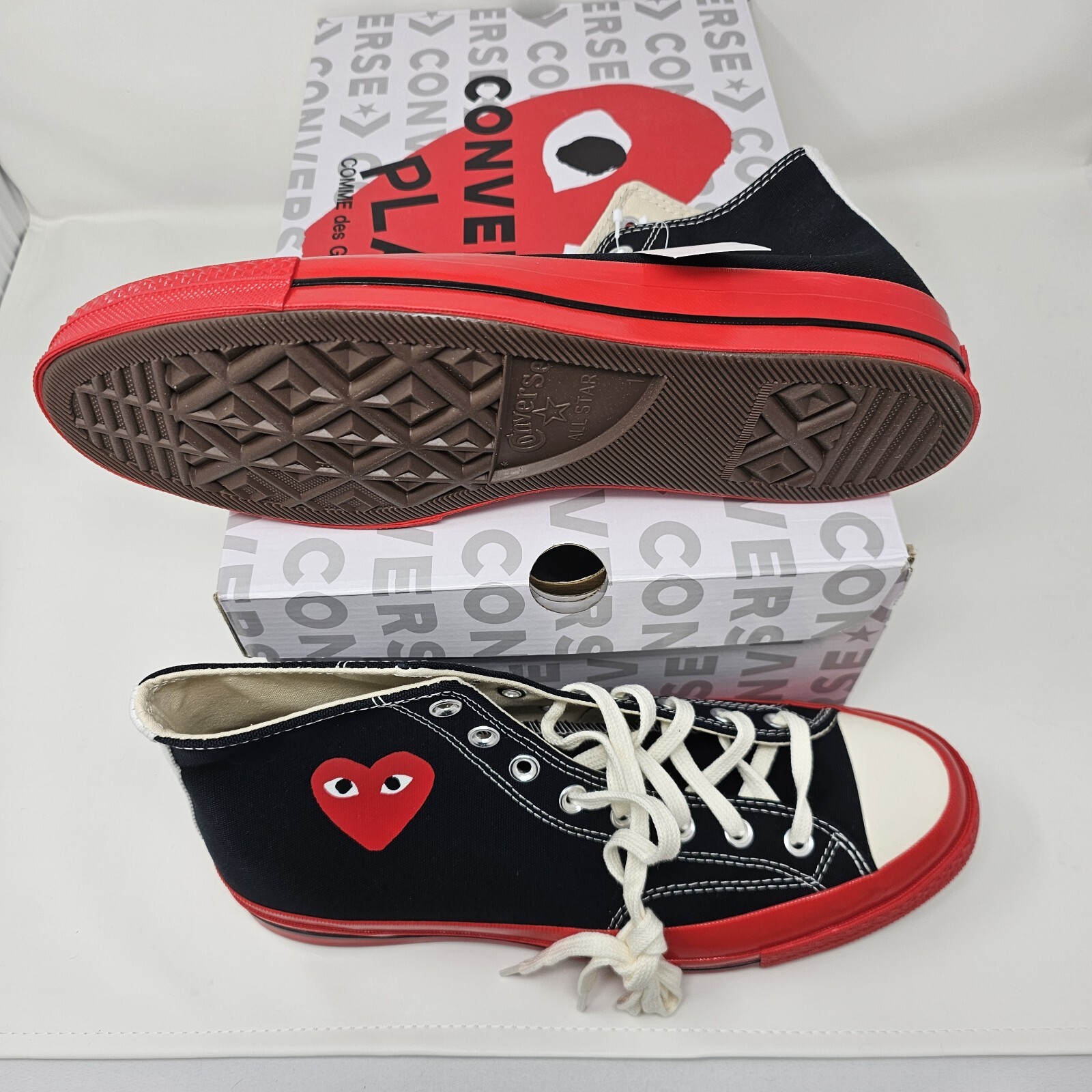 Converse CDG Chuck Taylor All Star 70 Hi Comme des Garcons PLAY A01793C 4.5 11