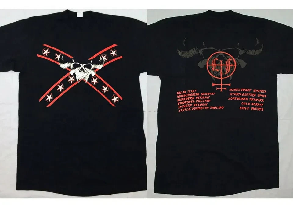 DANZIG 2011 European Tour Tee, Danzig Heavy Metal Band Tour Concert