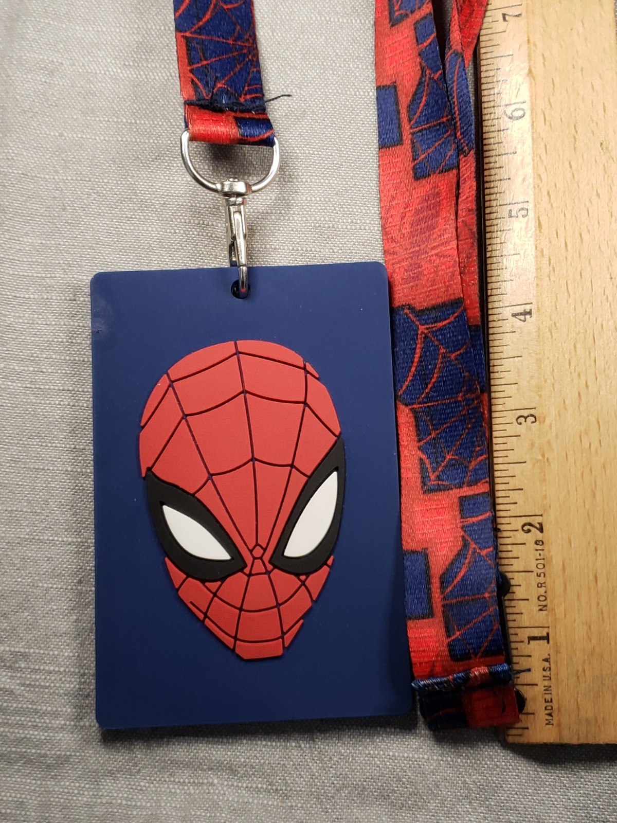 Spiderman Superhero Themed Lanyard ID Badge Holder Keychain Neck Strap C75