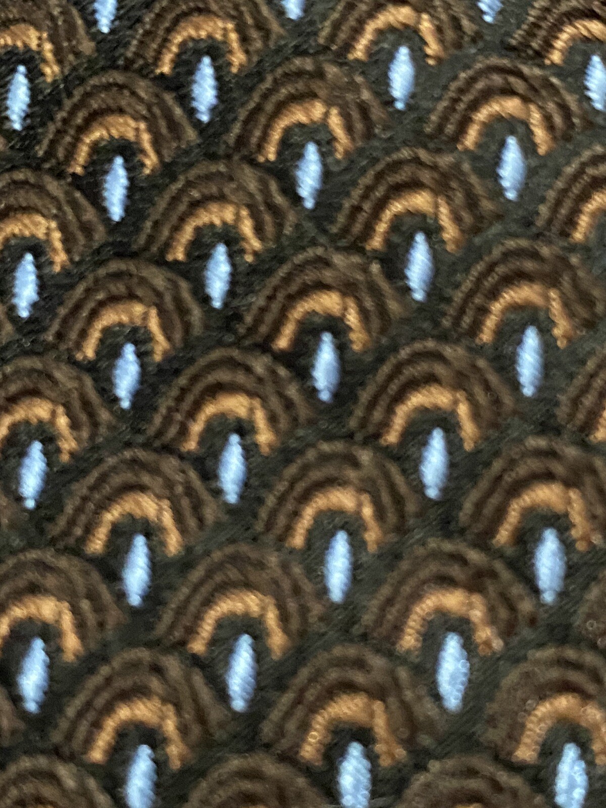 Jos A Bank Signature Collection Necktie Suit Wear Brown Blue Tie L 58” W 3 1/8”