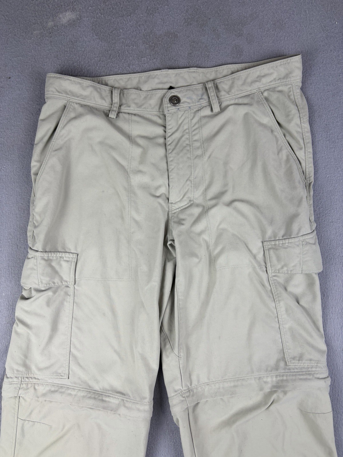Patagonia Rover Zip Off Pants Men’s Size 32×31 Beige Brown Outdoors Hiking