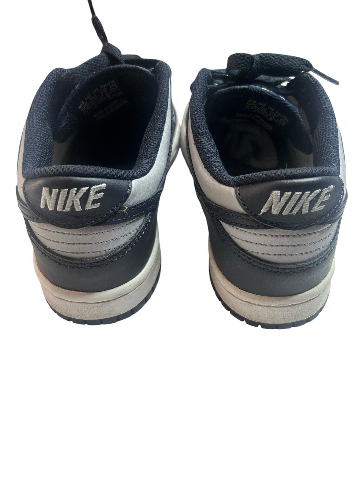 Nike Boys Low Top Georgetown Sneakers Black/Gray/White US 6.5Y CW1590-004 USED