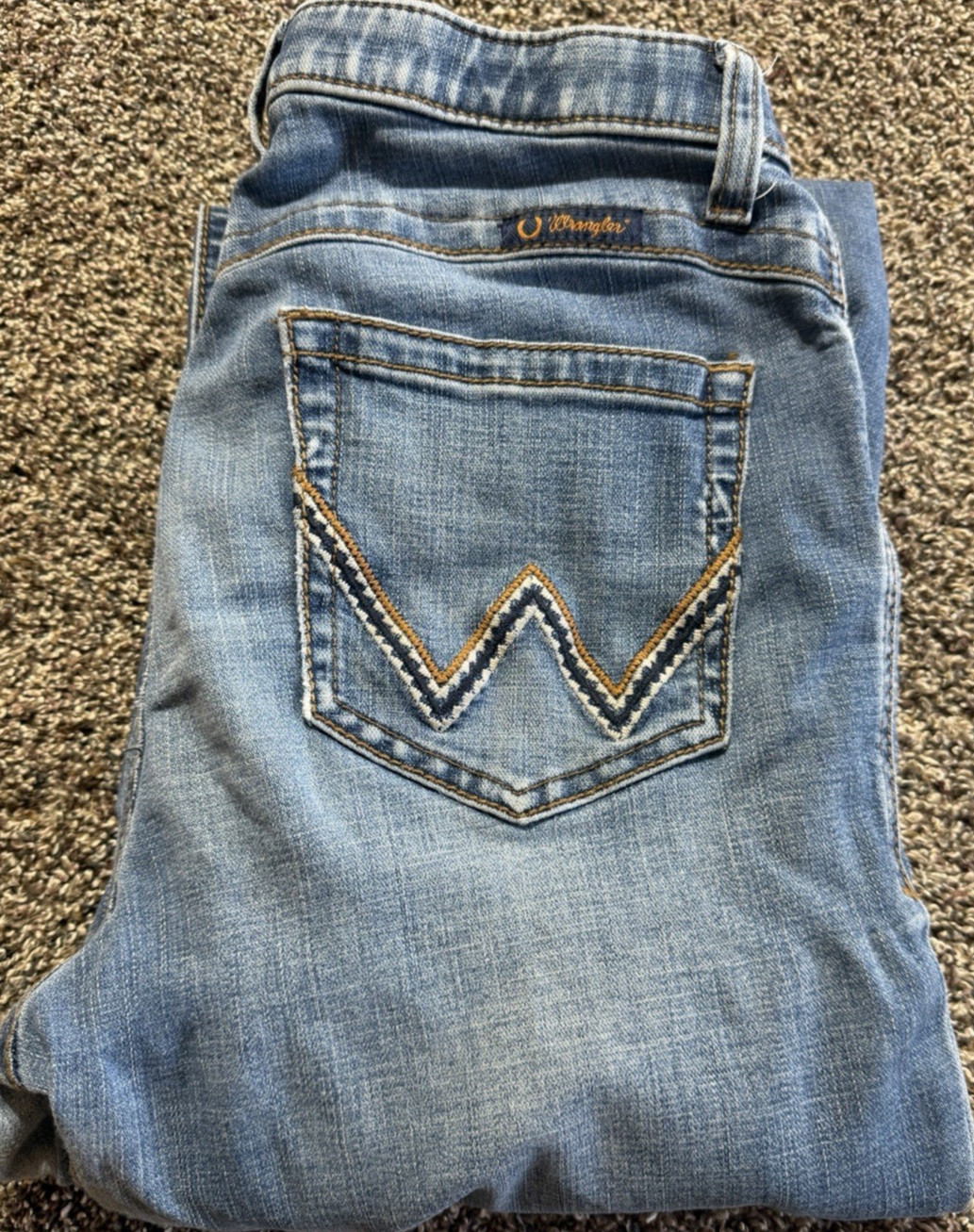 Wrangler Willow Bootcut Cowgirl Women’s Jeans Size 11Blue Denim 11X32 Mid Rise