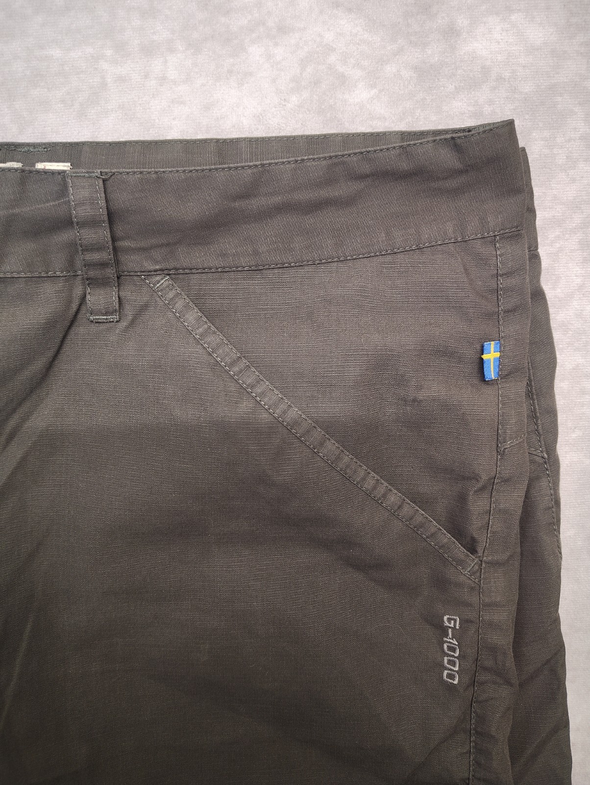 Fjallraven G-1000 High Coast Shorts Mens 38 Gray Hike Trail Hiking Outdoor