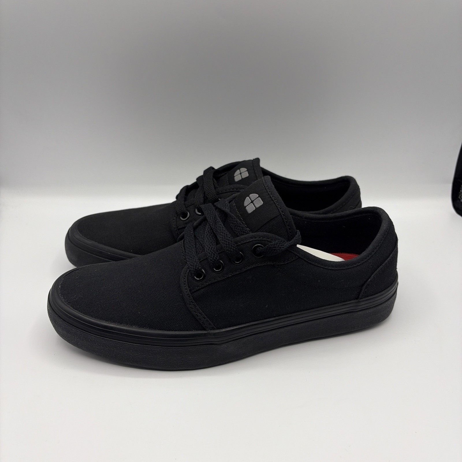 Shoes For Crews Merlin Work Shoe ,Slip Resistant, Water Resistant – Black Canvas