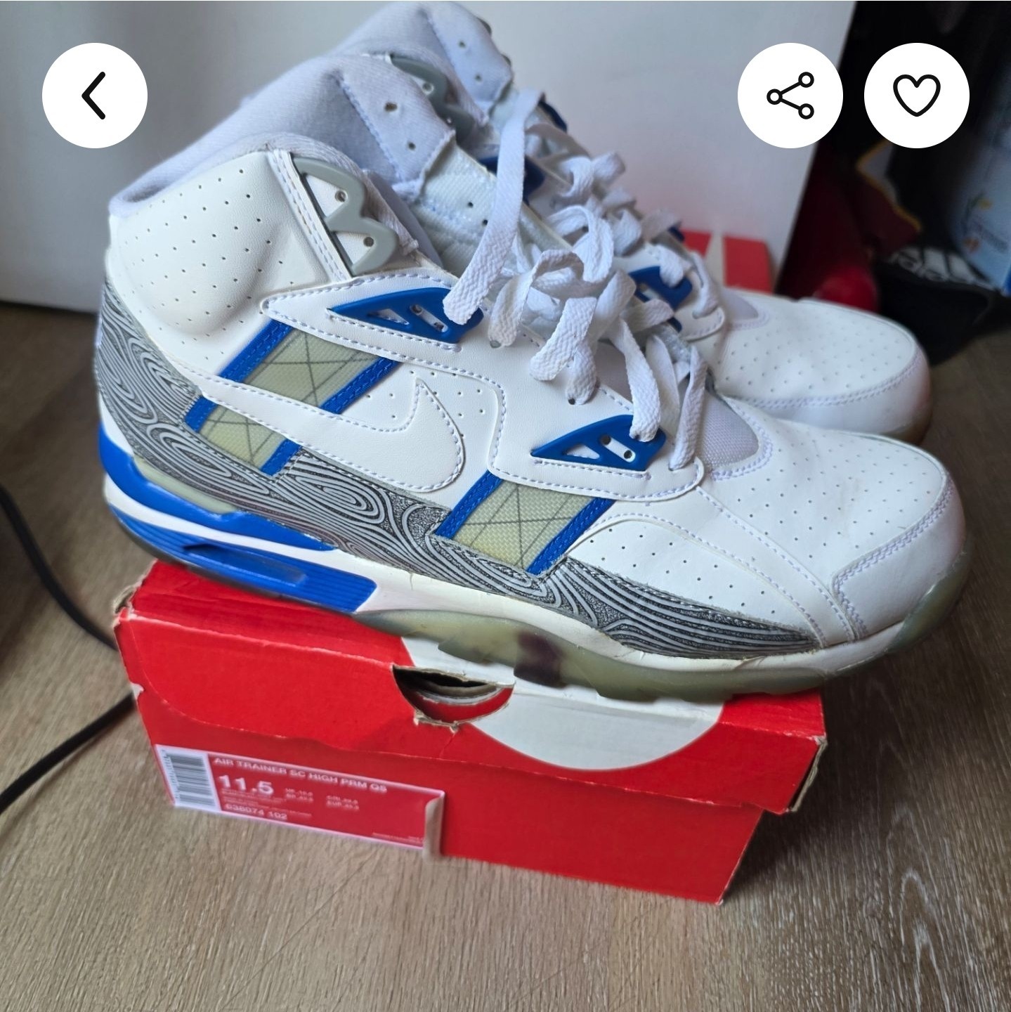 Nike Air Trainer SC High PRM QS bo jackson broken bats