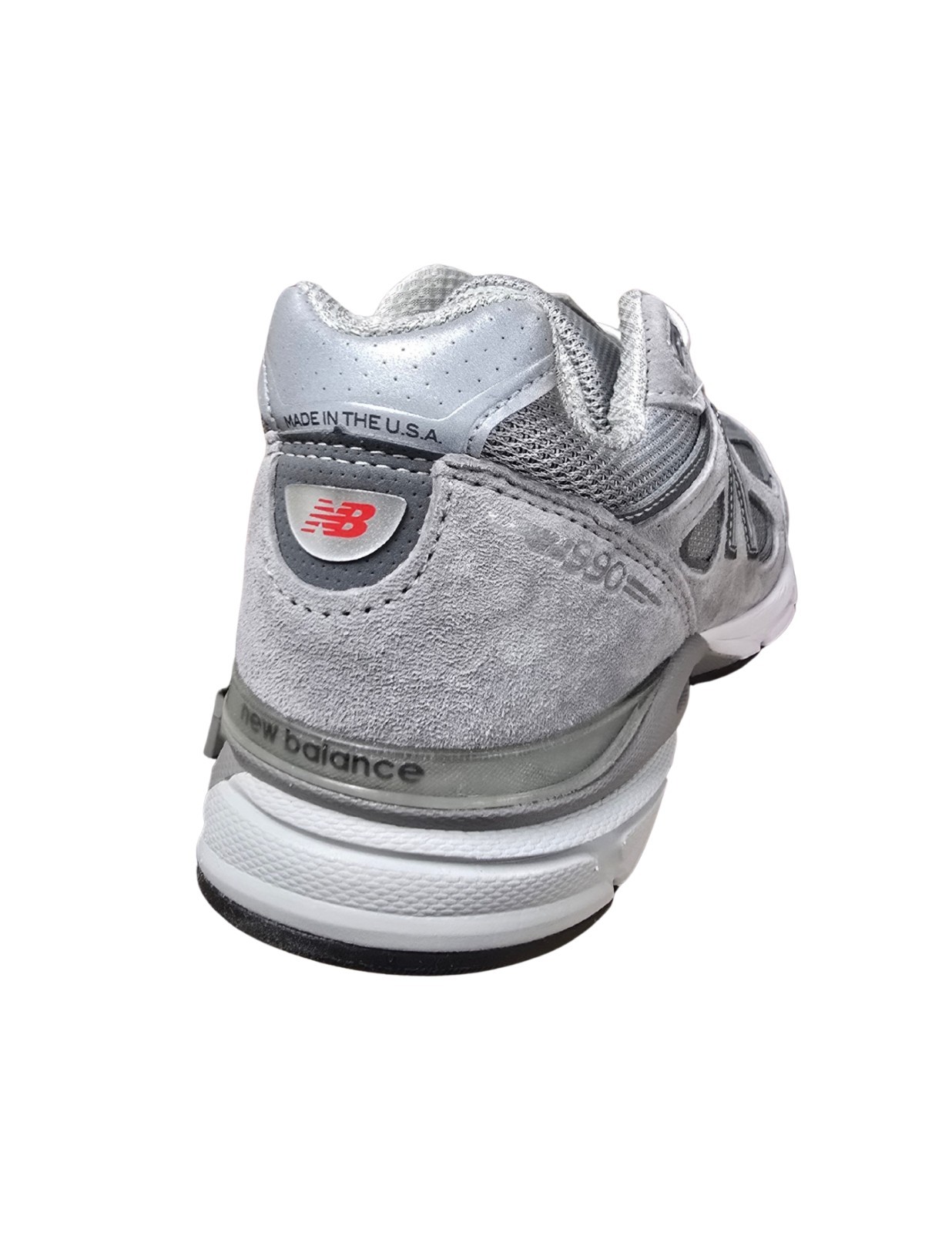 New Balance 990 Made in USA Grey Silver U990GR4 Mens D Lifestyle Size 8