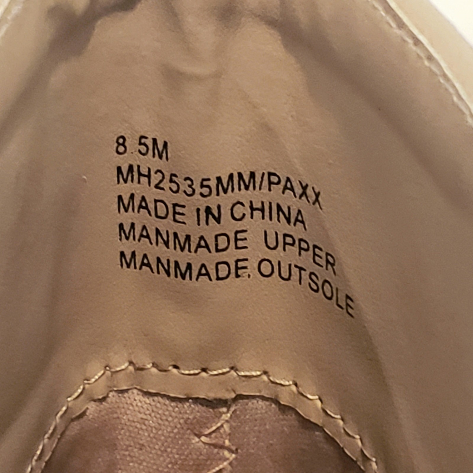 MIA Beige Boots Size 8.5M
