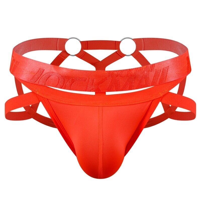 Jockmail Sexy Men’s Jockstrap Briefs Underwear G-string Thongs T-back Underpant