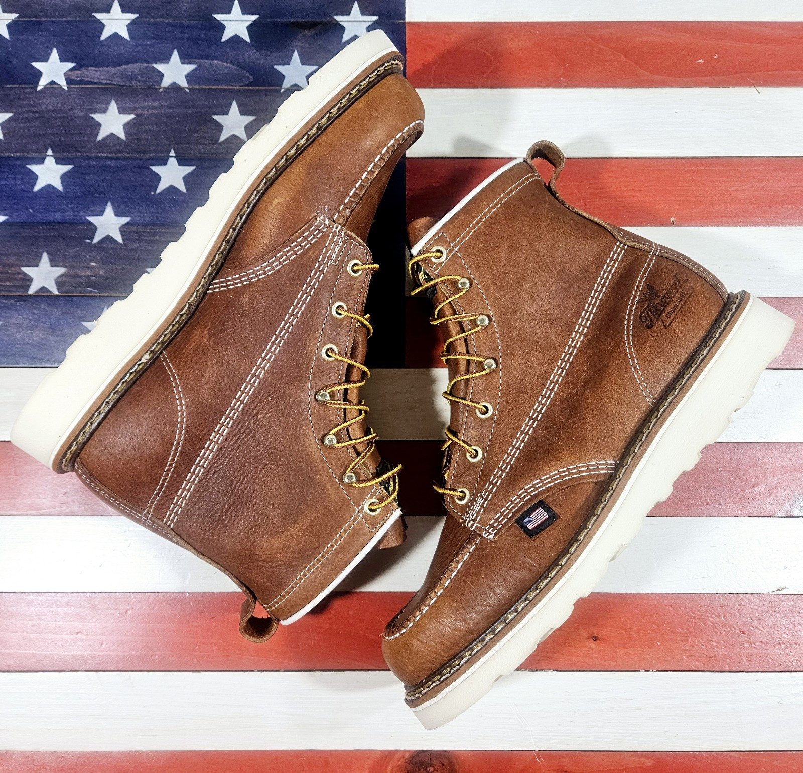 Thorogood 6″ American Heritage MOC Soft Toe Boot [814-4200] MADE IN USA Fact2nd