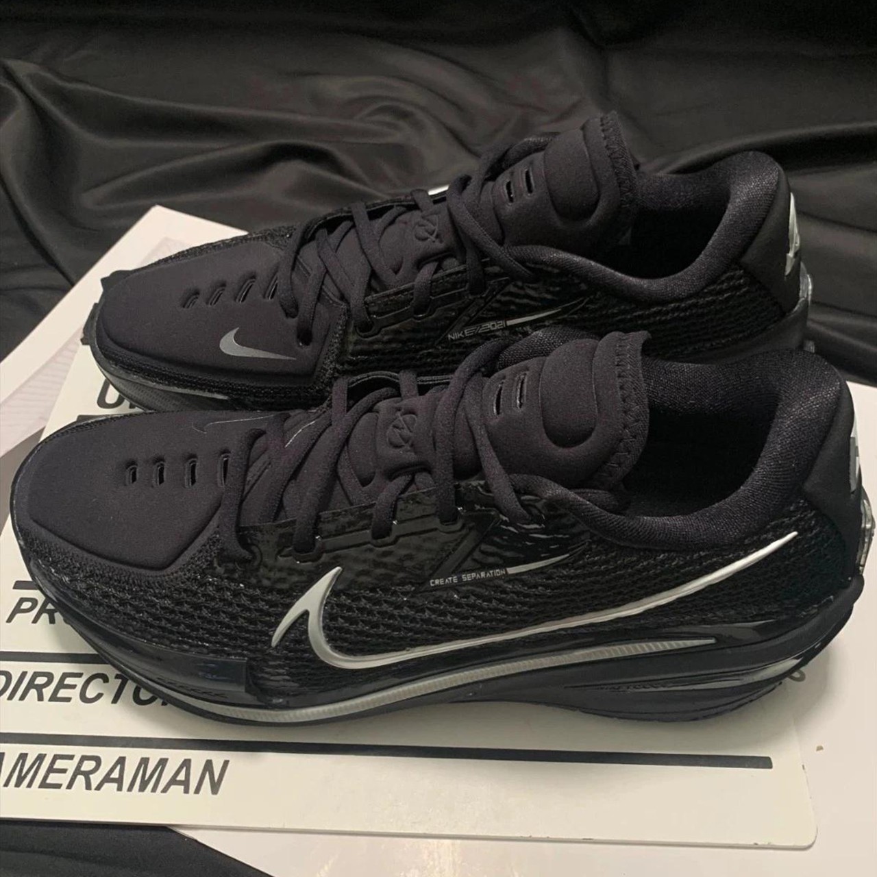 Men’s Nike Air Zoom GT Cut ‘Black Chrome’ Retro Cushioned Shoes New