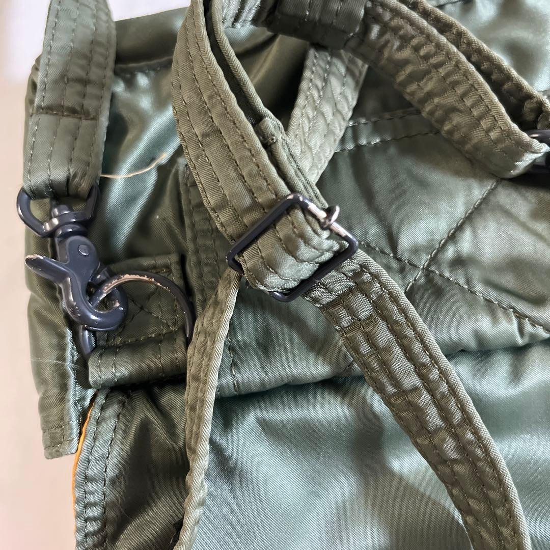 Porter Yoshida Tanker Shoulder Bag Sage Green Nylon Small Approx 7.9×5.1in Japan