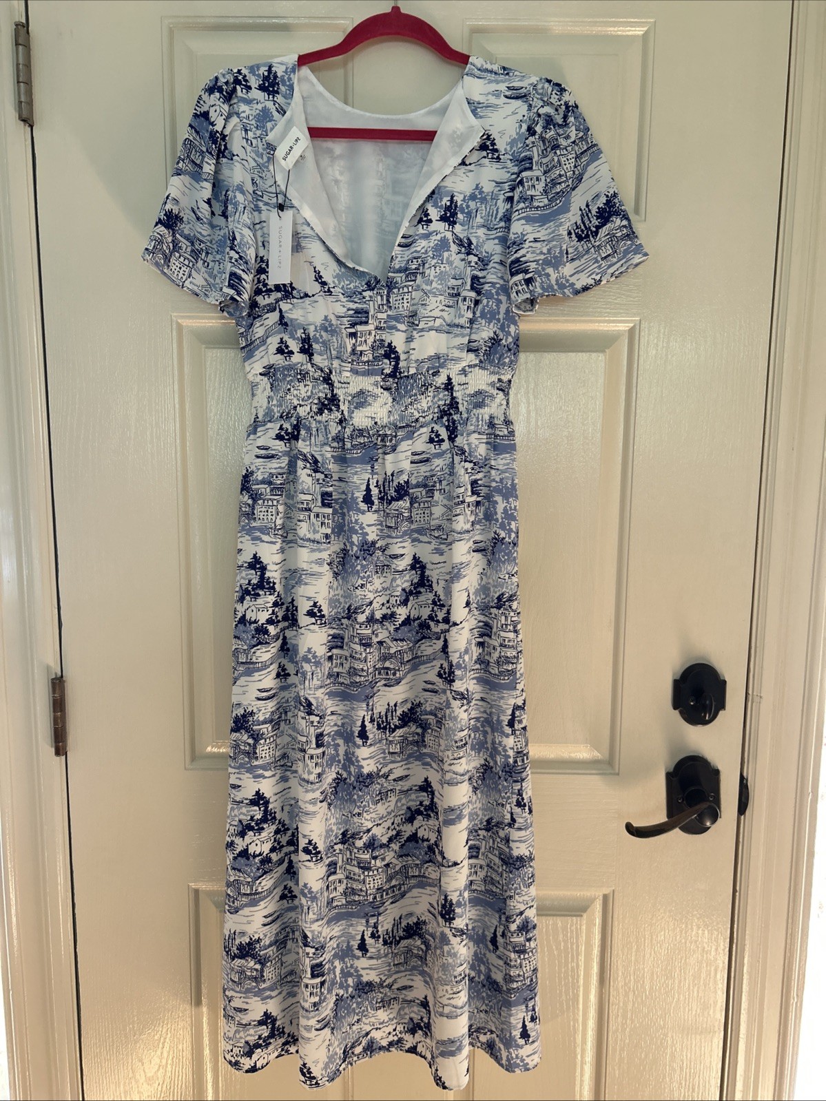 NWT Sugar lips Toile Dress Size M