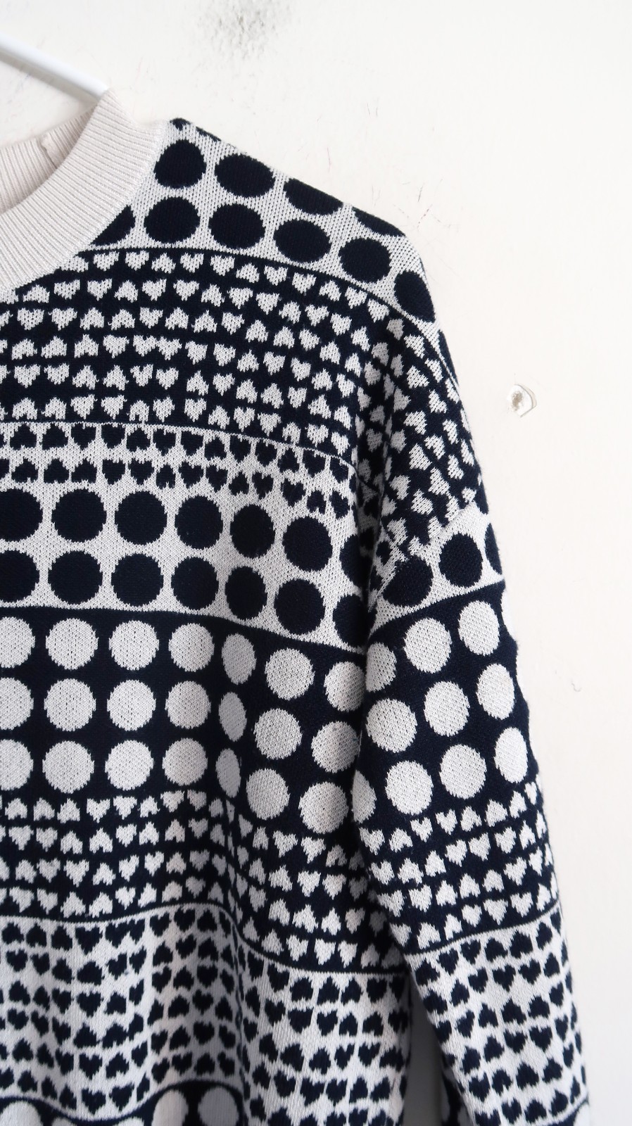LOFT Dot & Heart Sweater – Size Small