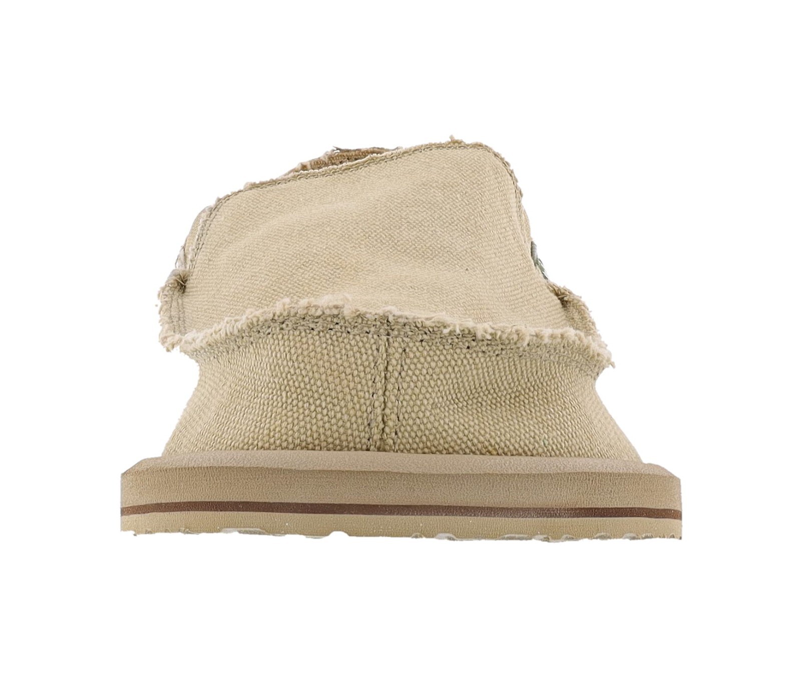 SANUK MEN’S VAGABOND SIDEWALK SURFER KHAKI LOAFER SHOES