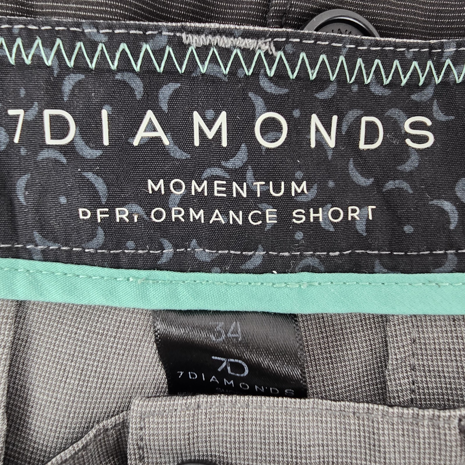 7D 7Diamonds Momentum Performance Shorts 34 Stretch Chino Quick Dry Bundle Lot
