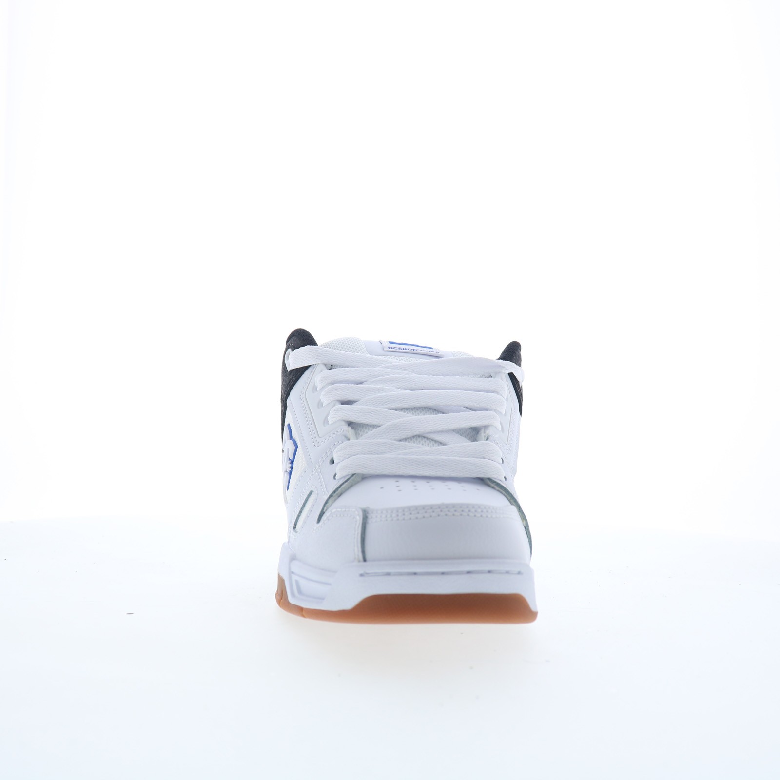 DC Stag DC01813100-WBBLGM Mens White Leather Skate Inspired Sneakers Shoes