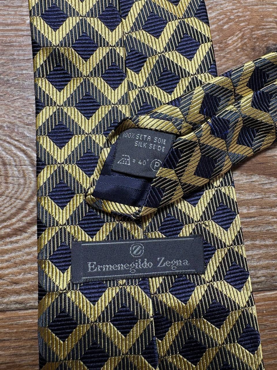 Ermenegildo Zegna 100% Silk Tie Made in Italy