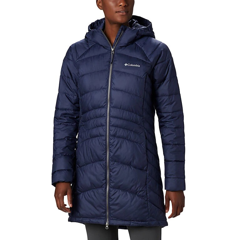 NWT Columbia Karis Gale II Long Hooded Jacket Nocturnal
