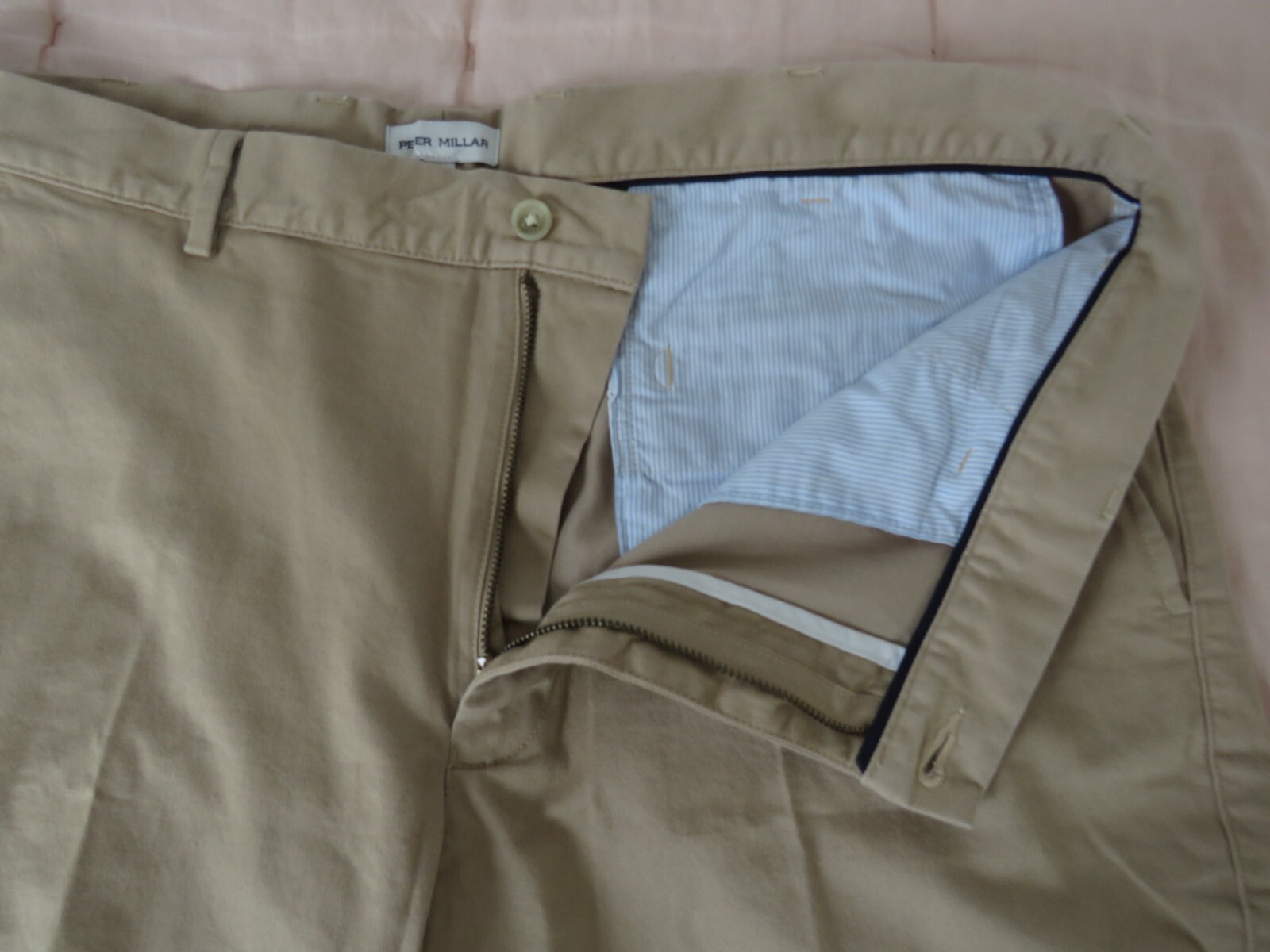 Peter Millar Crown “Pilot” Stretch Twill Shorts, NWT – Men’s 34 + 36, 8” Ins.