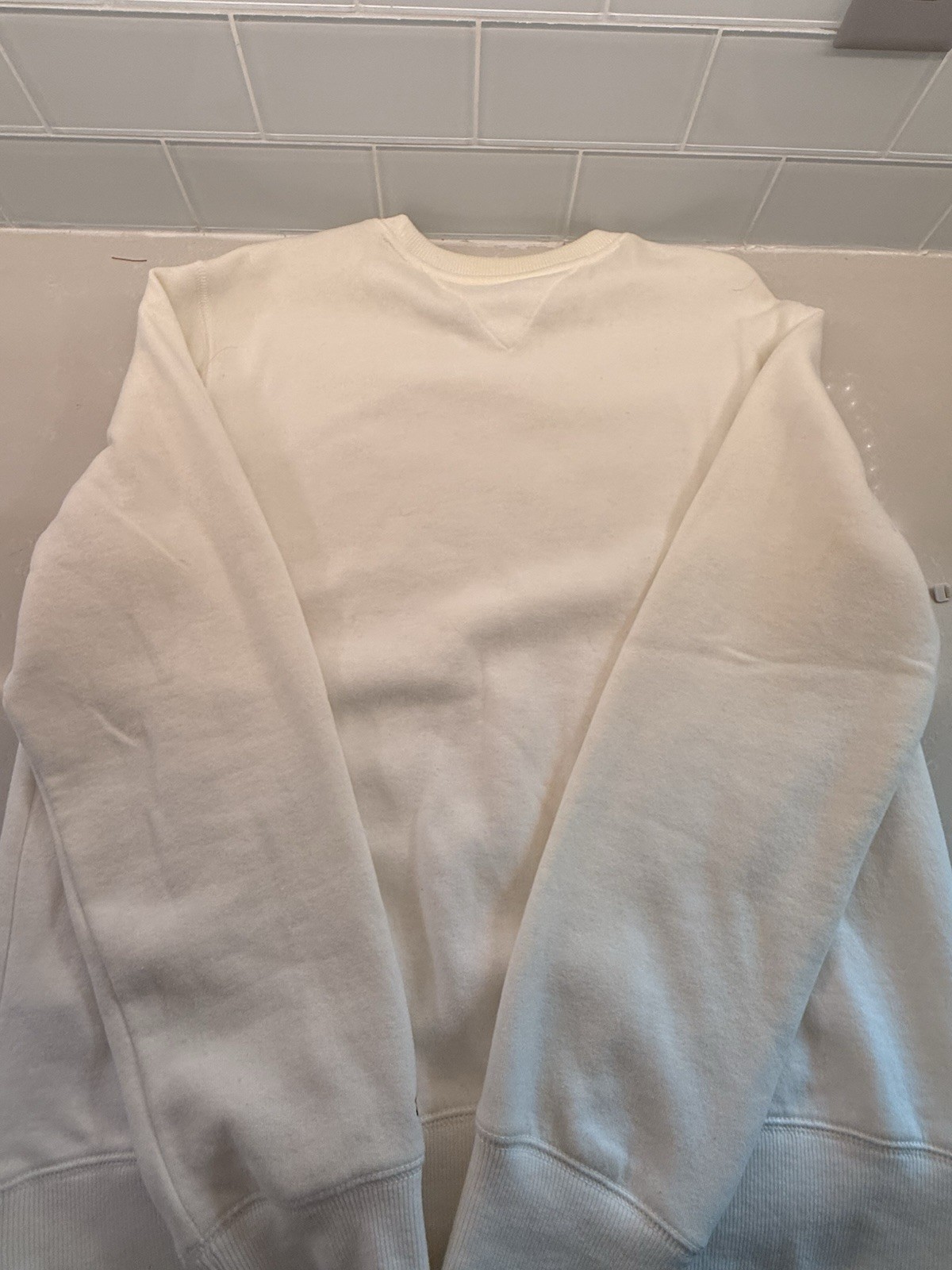 2 Tommy Hilfiger & Michael KORS White Sweatshirts Comfy Medium LRG